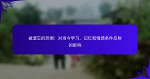 被遗忘的恐惧：对当今学习、记忆和情感条件反射的影响