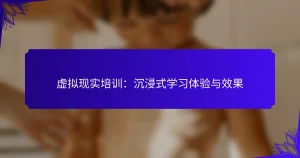 虚拟现实培训：沉浸式学习体验与效果
